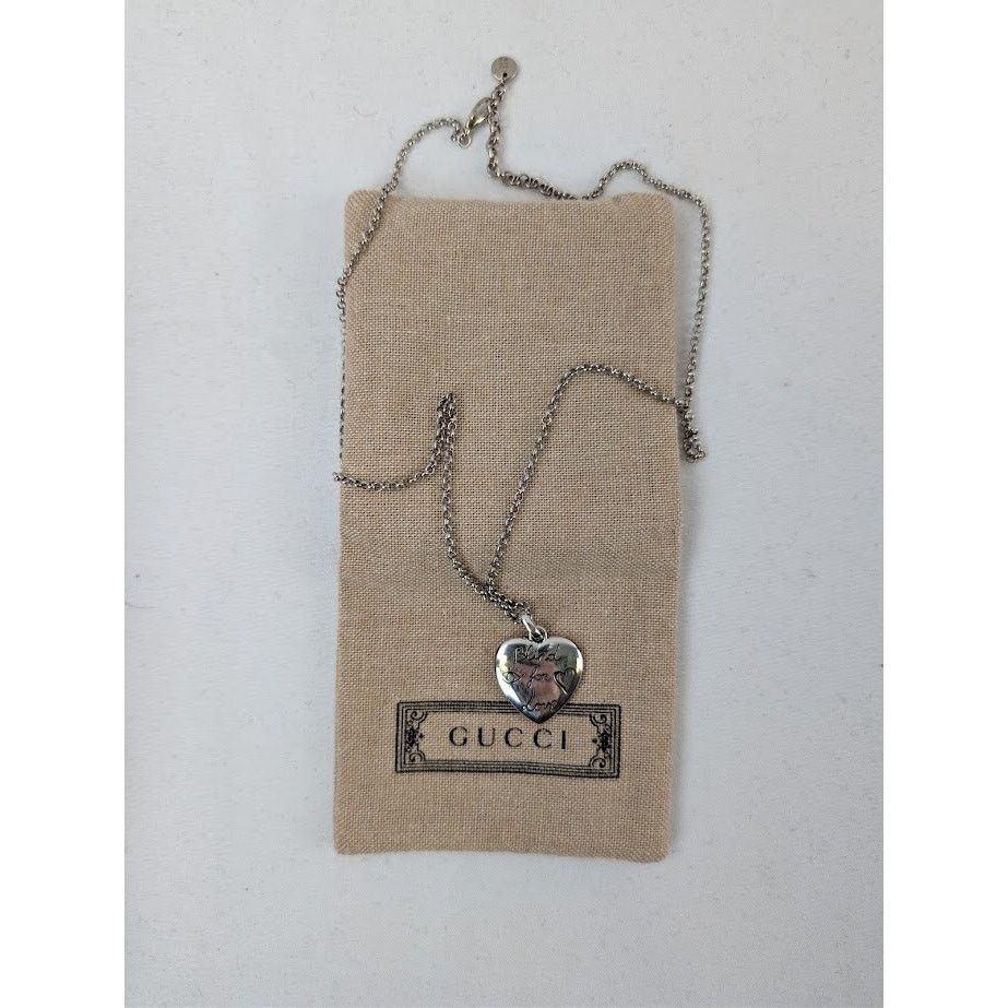 Gucci o1rshd1 Size: OS / Blind For Love Necklace in Silver Size ONE SIZE - 10 Thumbnail