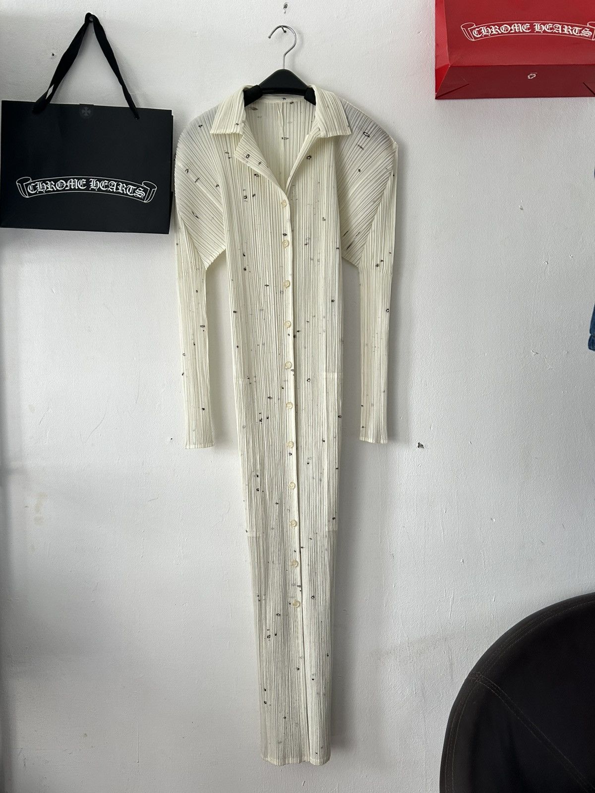 Pleats Please Issey Miyake SS1999 Pleats Please Issey Miyake Artist Cai Guo Qiang Dress Size M / US 6-8 / IT 42-44 - 1 Thumbnail