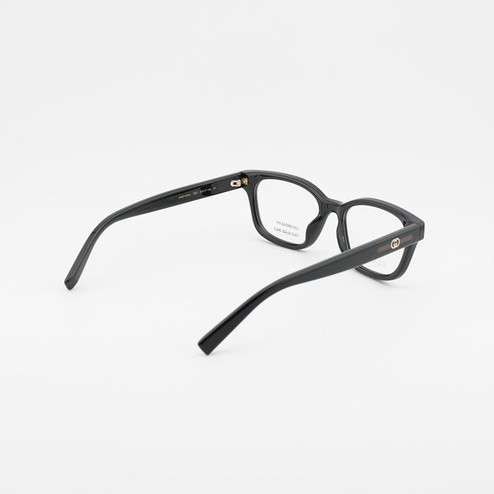 Gucci Gucci GG2103OL 005 Eyeglasses Black 53mm Square Frame Size ONE SIZE - 4 Thumbnail