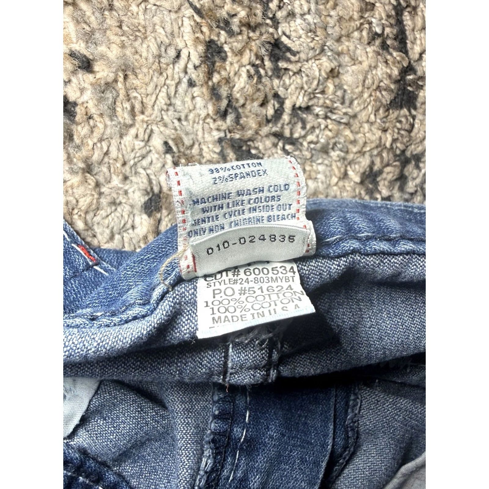 True Religion VINTAGE True Religion Jeans Mens Joey Super T Denim Blue Size 36x34 USA Made Size US 36 / EU 52 - 5 Thumbnail