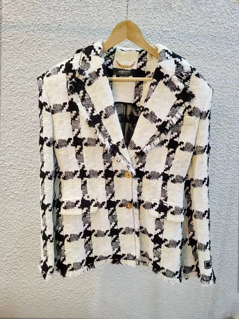 Versace Versace Houndstooth suit Size L / US 10 / IT 46 - 1 Thumbnail