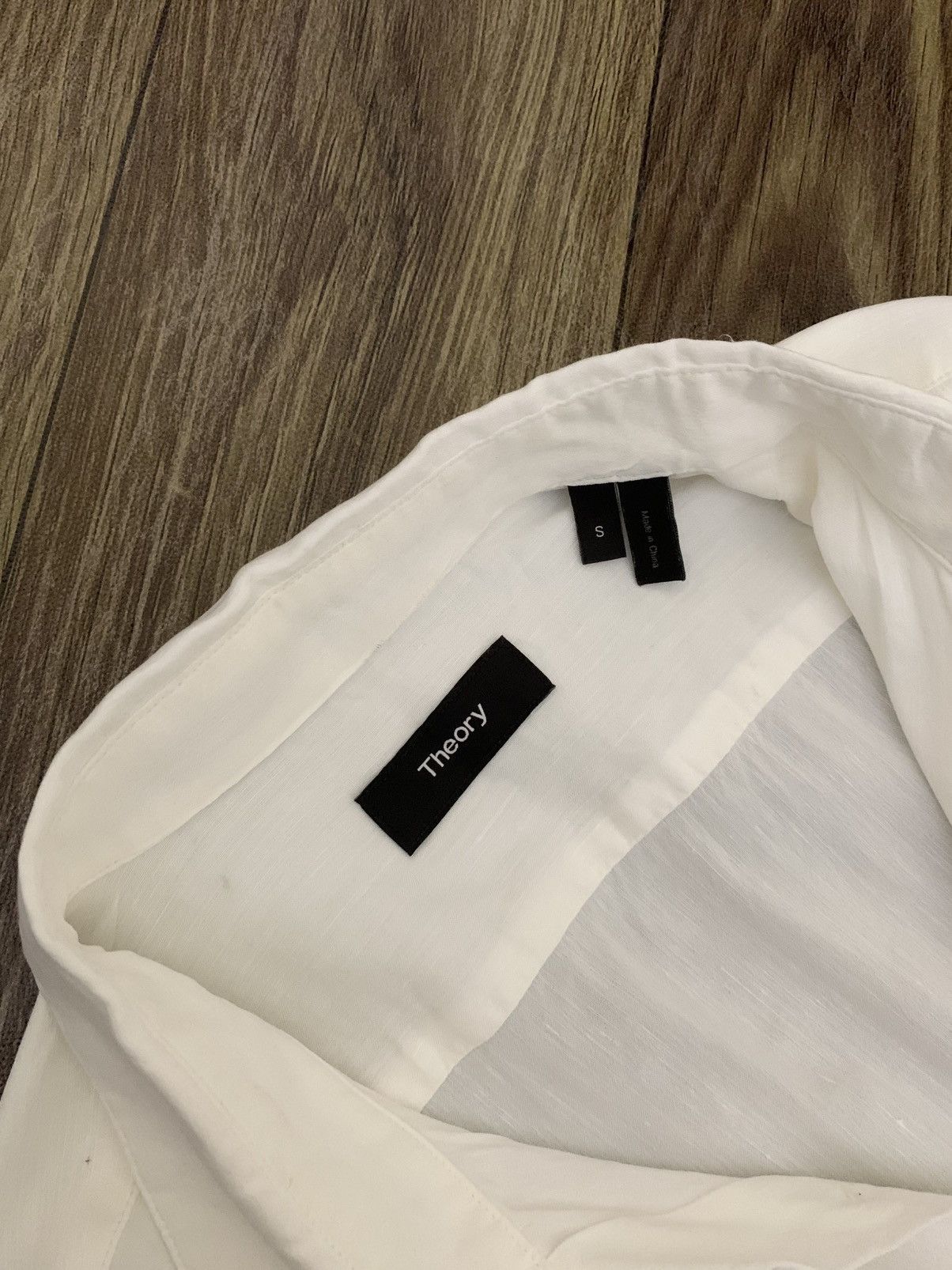 Theory Japan Brand THEORY White Shirt Size US S / EU 44-46 / 1 - 4 Thumbnail