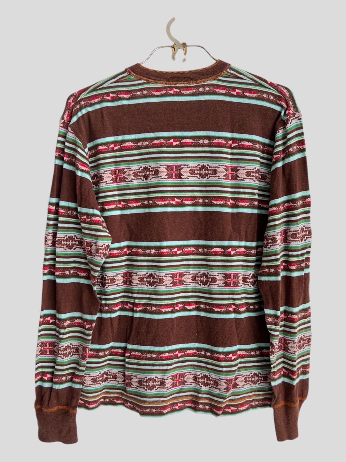 Buzz Rickson's × Indian Motorcycle × Toyo Enterprises Indian Motorcycle Toyo Ent Native Navajo Chimayo LS Shirt Size US S / EU 44-46 / 1 - 2 Thumbnail