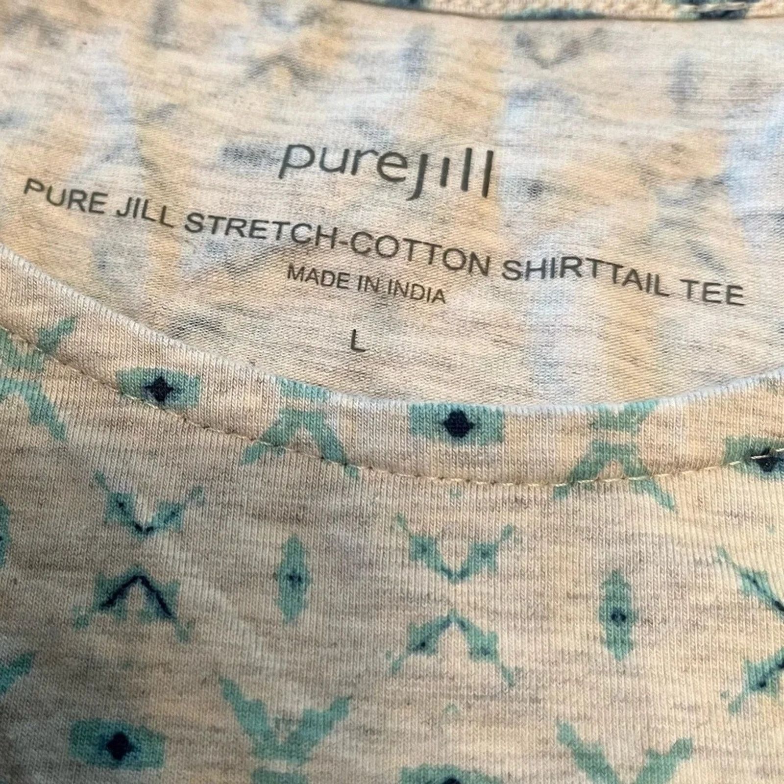 J. Jill Pure Jill shirt tail tee, size Large Size L / US 10 / IT 46 - 2 Thumbnail