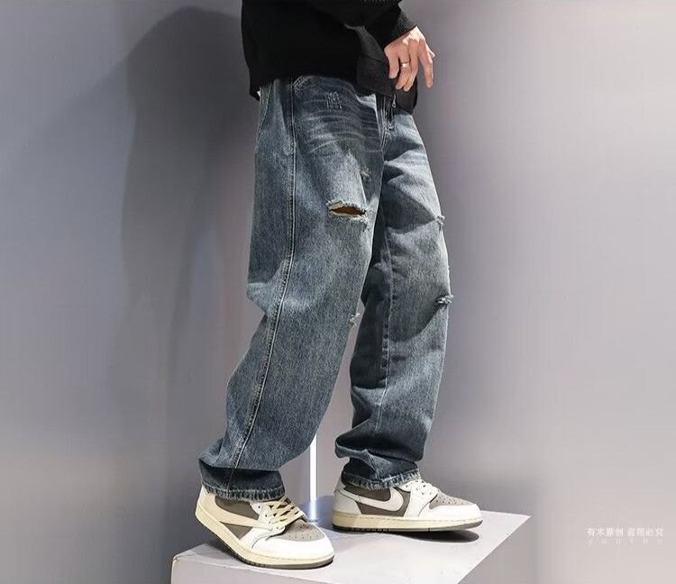 Japanese Brand × Jean Vintage Blue Denim Style Straight Pants Size US 30 / EU 46 - 3 Thumbnail