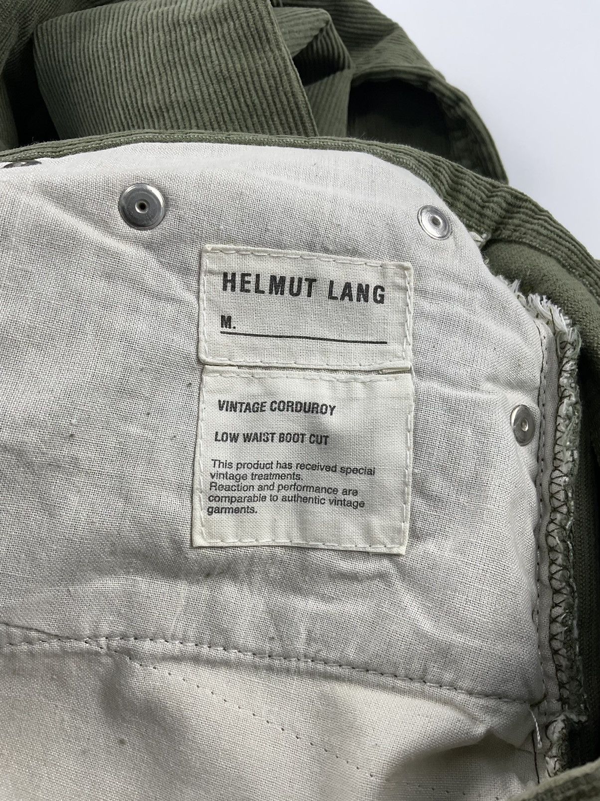 Helmut Lang Helmut Lang Corduroy Flared Pants Size US 33 - 7 Thumbnail