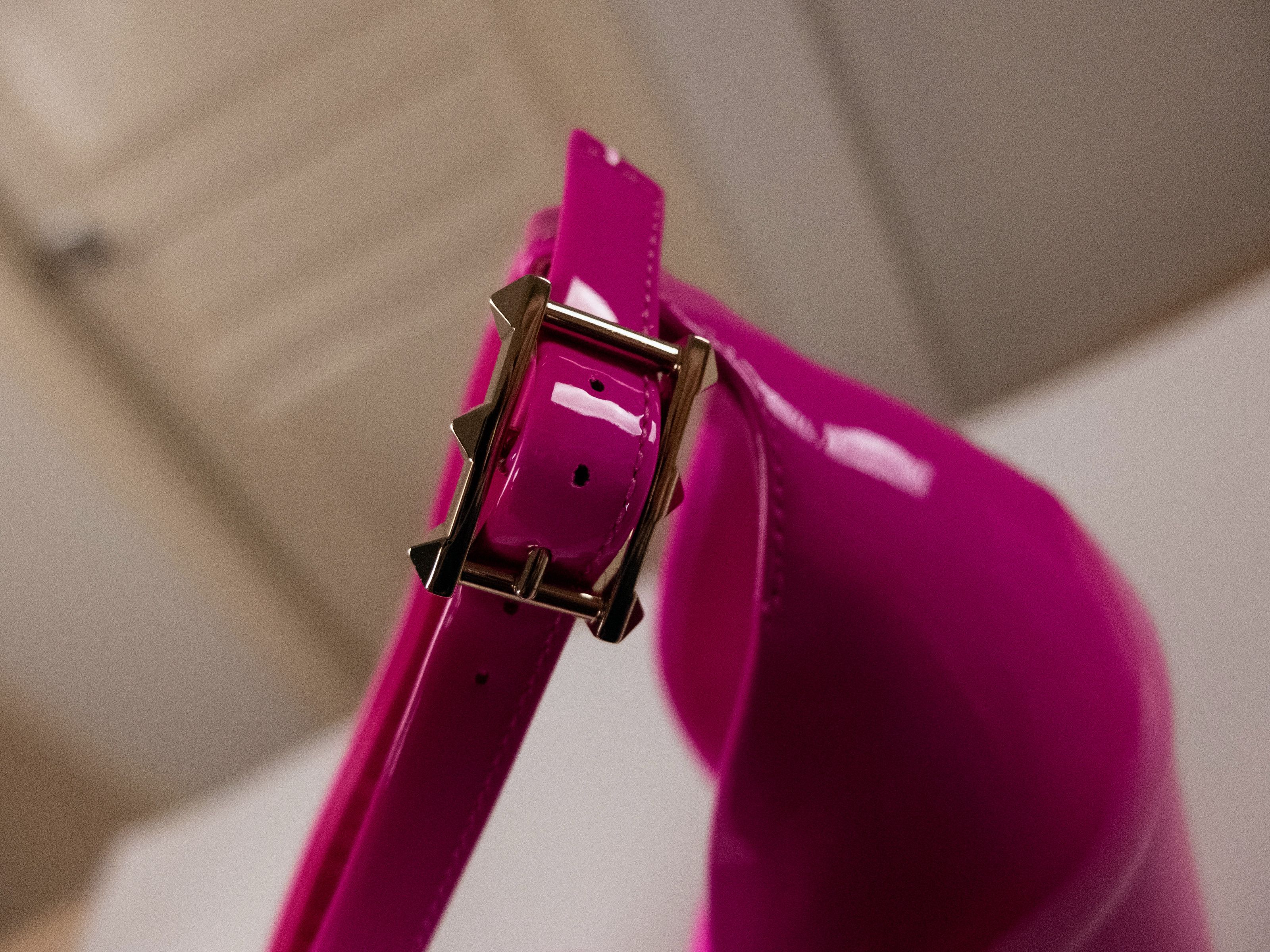 Valentino VALENTINO Discobox pink patent leather platform pumps 8 38 Size US 8 / IT 38 - 7 Thumbnail