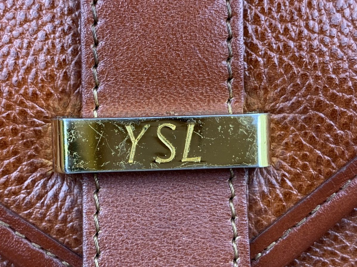 Yves Saint Laurent Authentic vintage YSL shoulder bag brown leather Size ONE SIZE - 18 Thumbnail