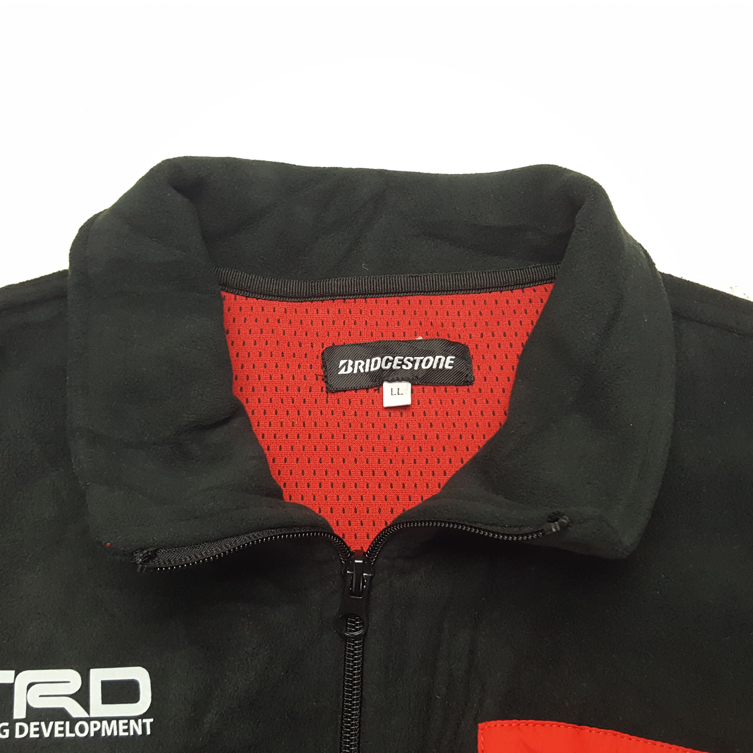 Japanese Brand × Vintage Vintage Bridgestone X TRD Toyota Racing Custom Fleece Jacket Size US M / EU 48-50 / 2 - 5 Thumbnail