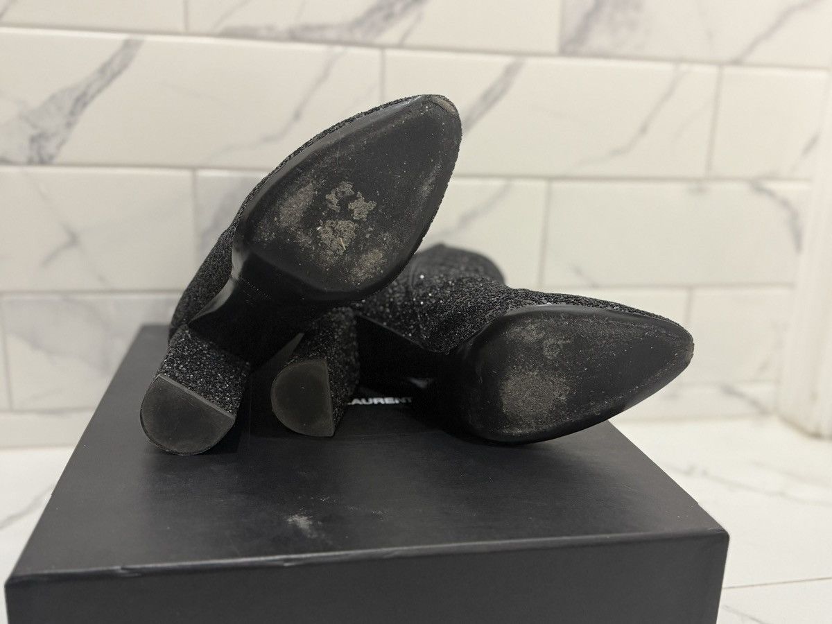 Saint Laurent Paris Saint Laurent Lou Glitter Ankle Boot Size US 9 / IT 39 - 13 Thumbnail