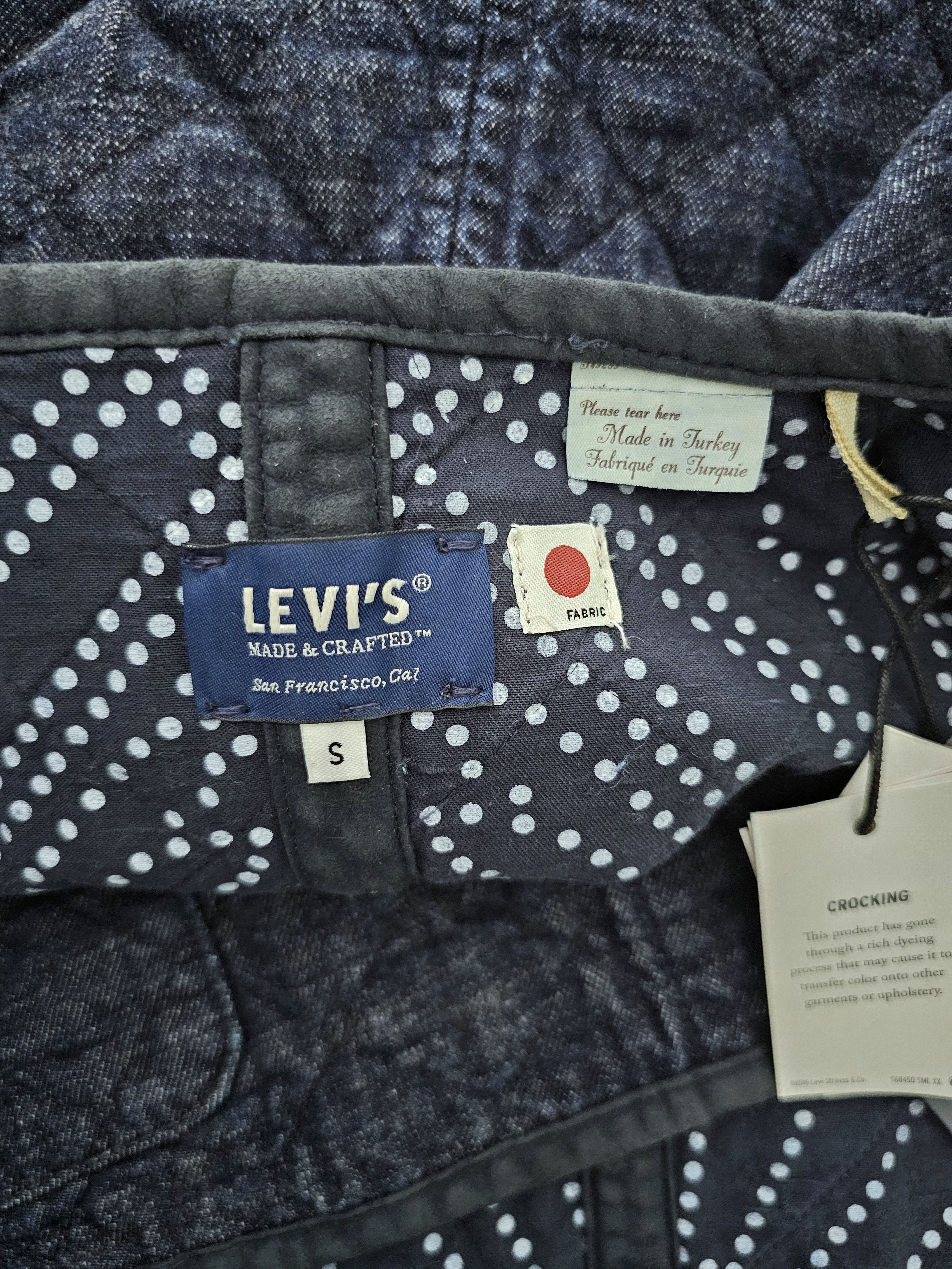 Levi's Made & Crafted 498$ Levi's Made & Crafted Denim Quilted Jacket Japanese S Size US S / EU 44-46 / 1 - 8 Thumbnail