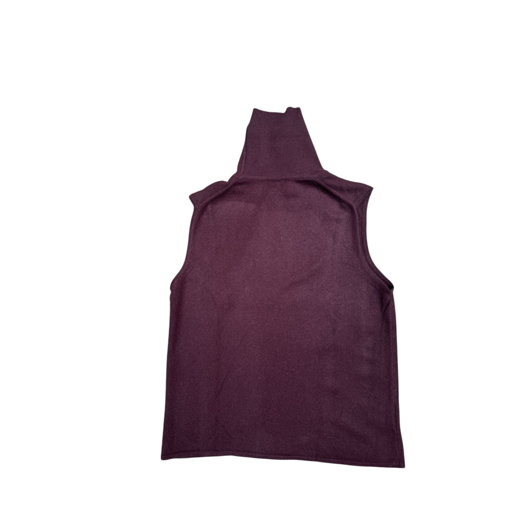 Hermes Burgundy Brown Cashmere Vest Size L / US 10 / IT 46 - 2 Thumbnail