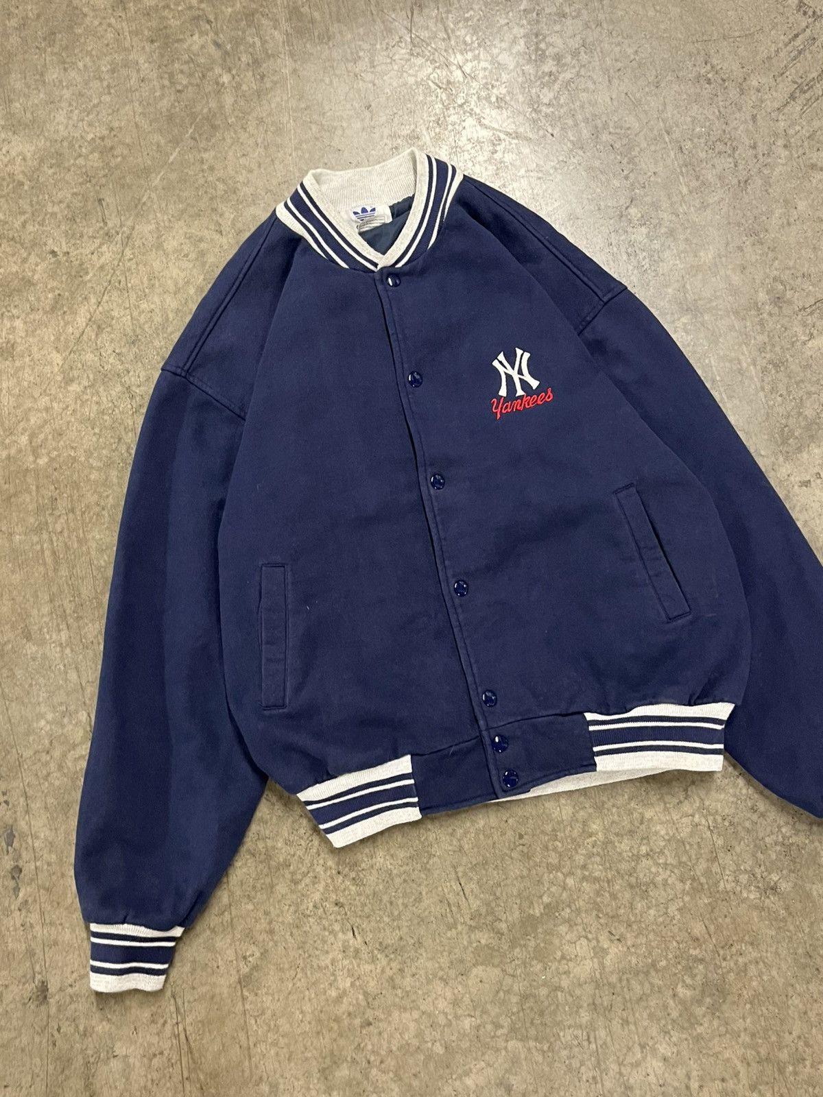 Vintage Vintage Yankees 90s sweatshirt bomber jacket rare hype Size US XL / EU 56 / 4 - 7 Thumbnail