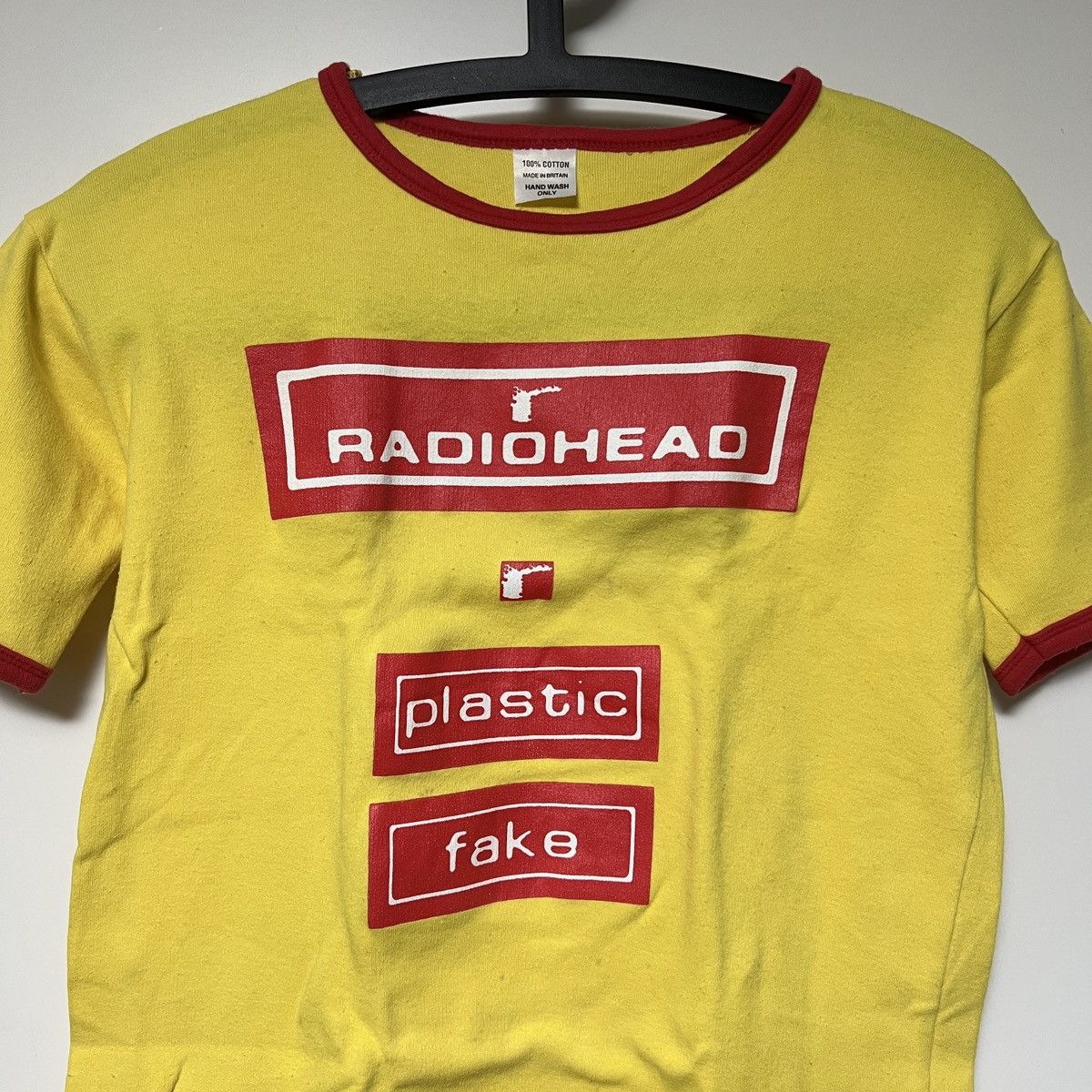 Vintage Vintage 90s Radiohead ‘The Bends’ Ringer T-Shirt Size US S / EU 44-46 / 1 - 2 Thumbnail