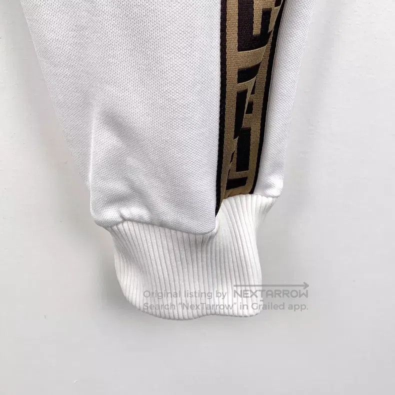 Fendi Fendi White Logo Letter Drawstring Leisure Sport Pants Size 24" / US 00 / IT 34 - 5 Thumbnail