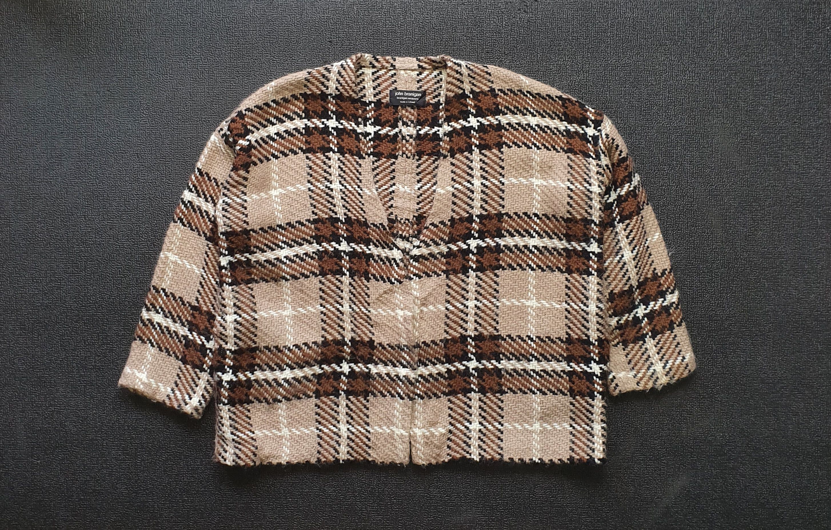 Vintage John Branigan Weavers Tartan checkered Plaid Jacket Size US M / EU 48-50 / 2 - 1 Thumbnail
