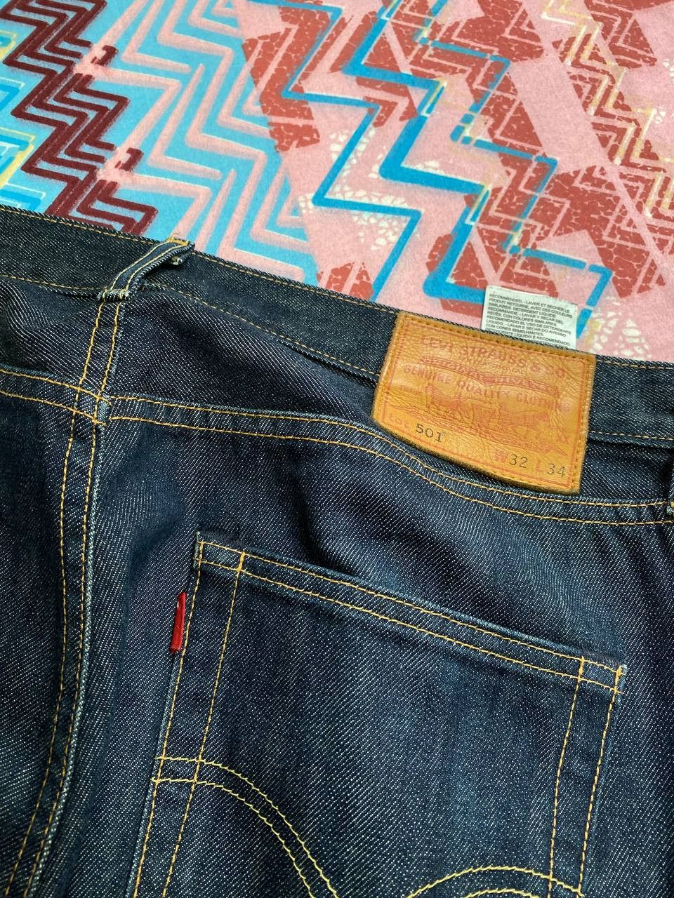 Levi's × Vintage Levi's 501 Vintage Light Denim Jeans Y2k Grunge Size US 32 / EU 48 - 17 Thumbnail