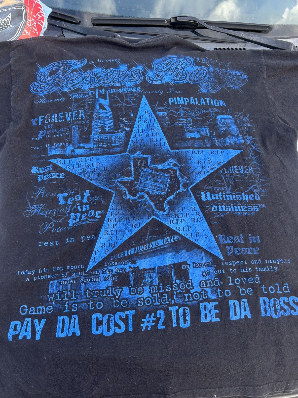 Vintage Vintage Texas Legend DJ Screw Fat Pat Pimp C Big Moe H.A.W.K Size US XXL / EU 58 / 5 - 9 Thumbnail