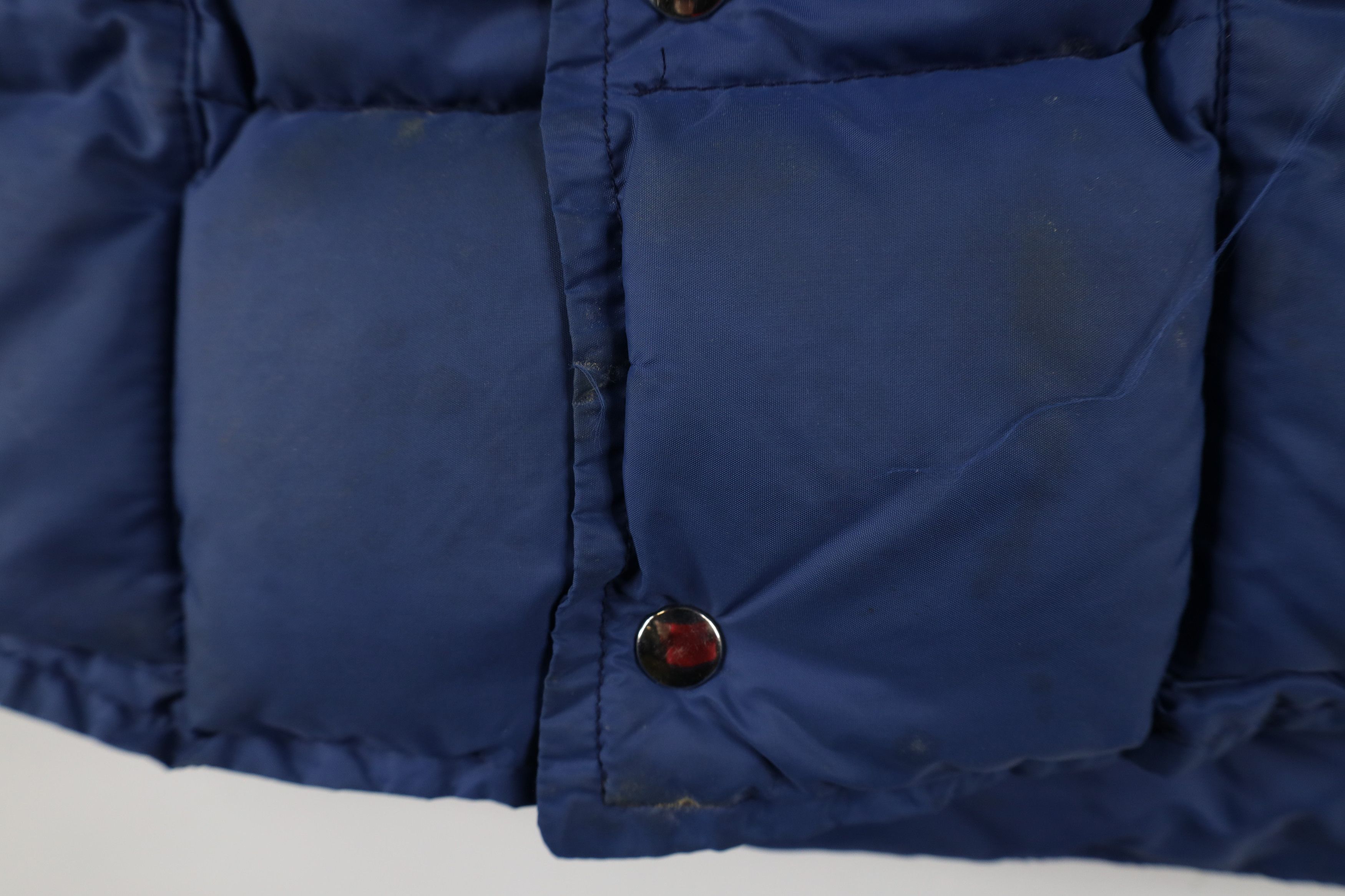 Vintage Vintage 70s Streetwear Duck Down Puffer Vest Jacket Blue Size US XL / EU 56 / 4 - 7 Thumbnail