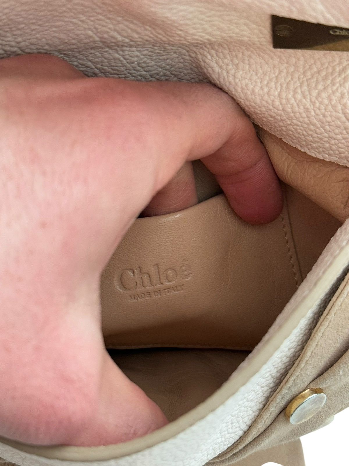 Chloe Studded Suede Bow Bag Size ONE SIZE - 8 Thumbnail
