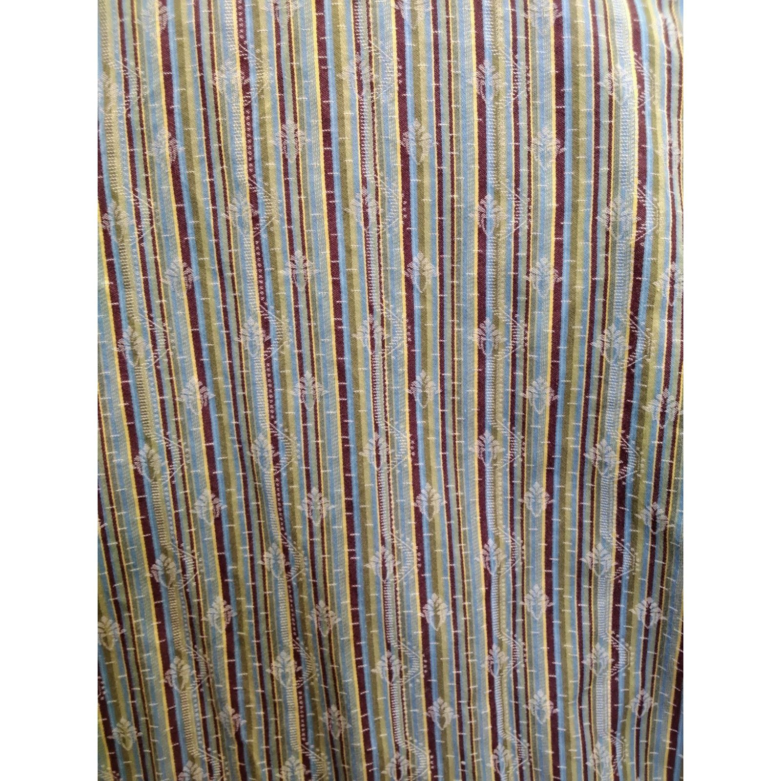 Robert Graham Robert Graham Dress Shirt Men's S Green Blue Stripes Paisley Size US S / EU 44-46 / 1 - 5 Thumbnail