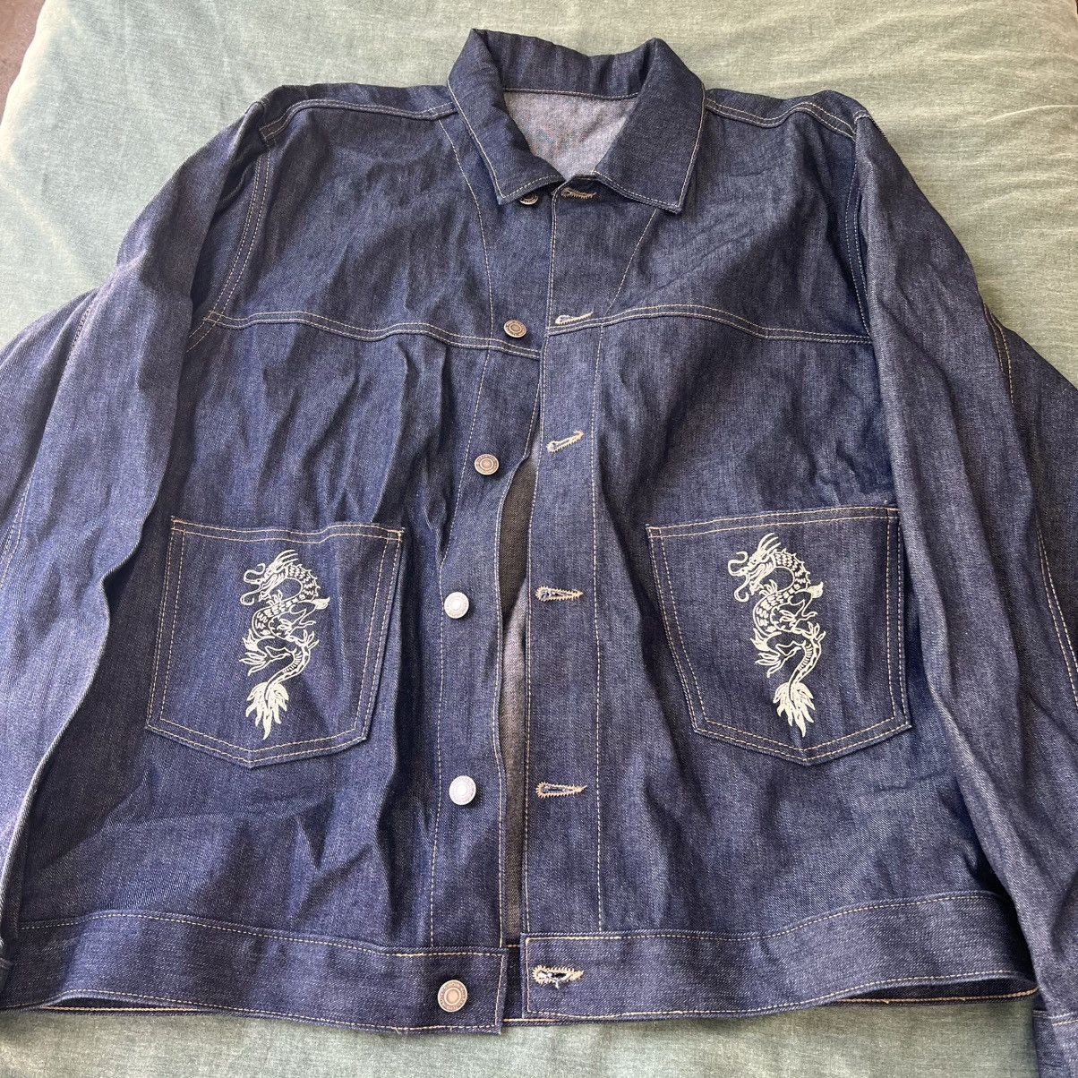 Vintage Denim Jacket Size US L / EU 52-54 / 3 - 1 Thumbnail