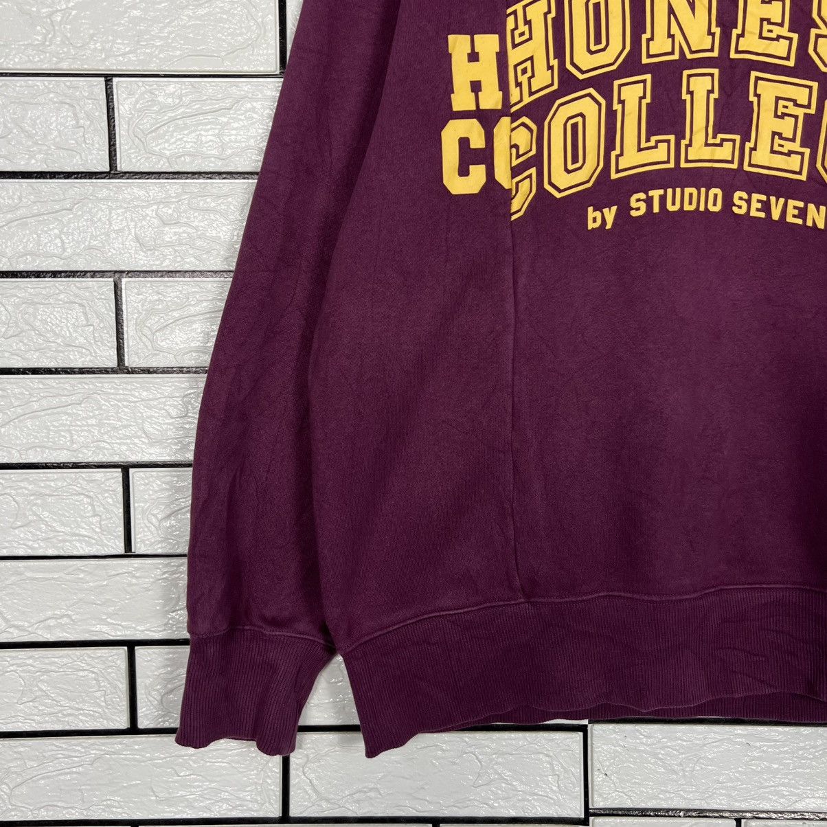 Studio Seven HONEST COLLEGE Big Logo Crewneck Sweatshirt #4202-C192 Size US L / EU 52-54 / 3 - 6 Thumbnail