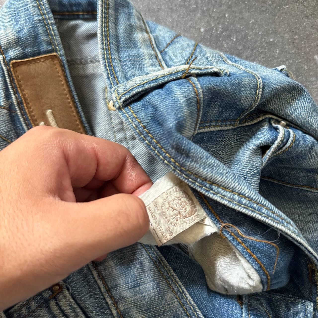 Diesel × Vintage Diesel Vintage Washed Denim Low Rise Jeans Size 29" - 8 Thumbnail