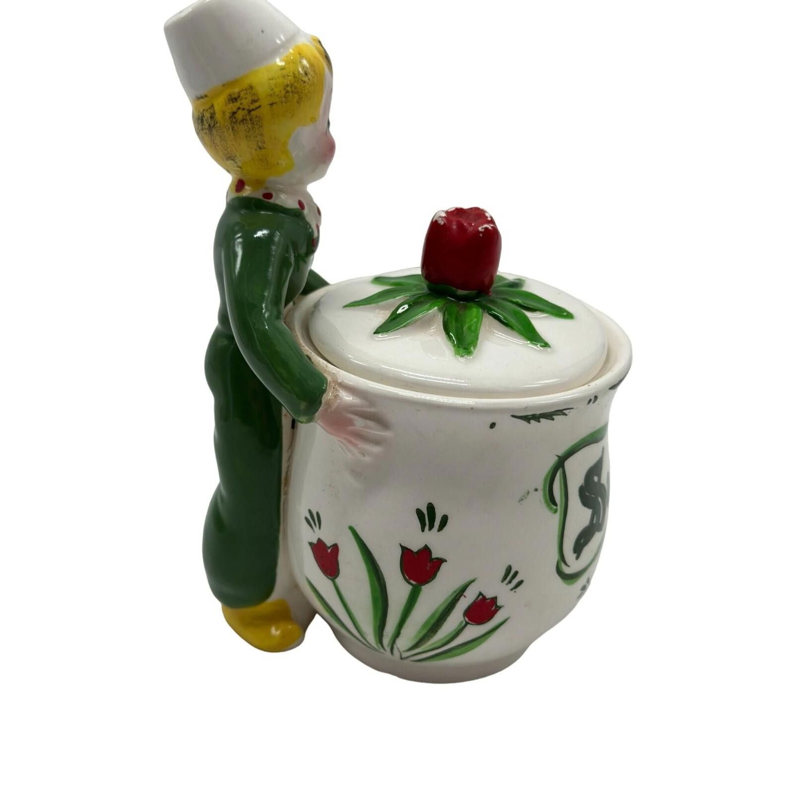 Yohan Serfaty Vintage Yona Shafford Tulip Tyme Dutch Boy Sugar Jar Size ONE SIZE - 7 Thumbnail