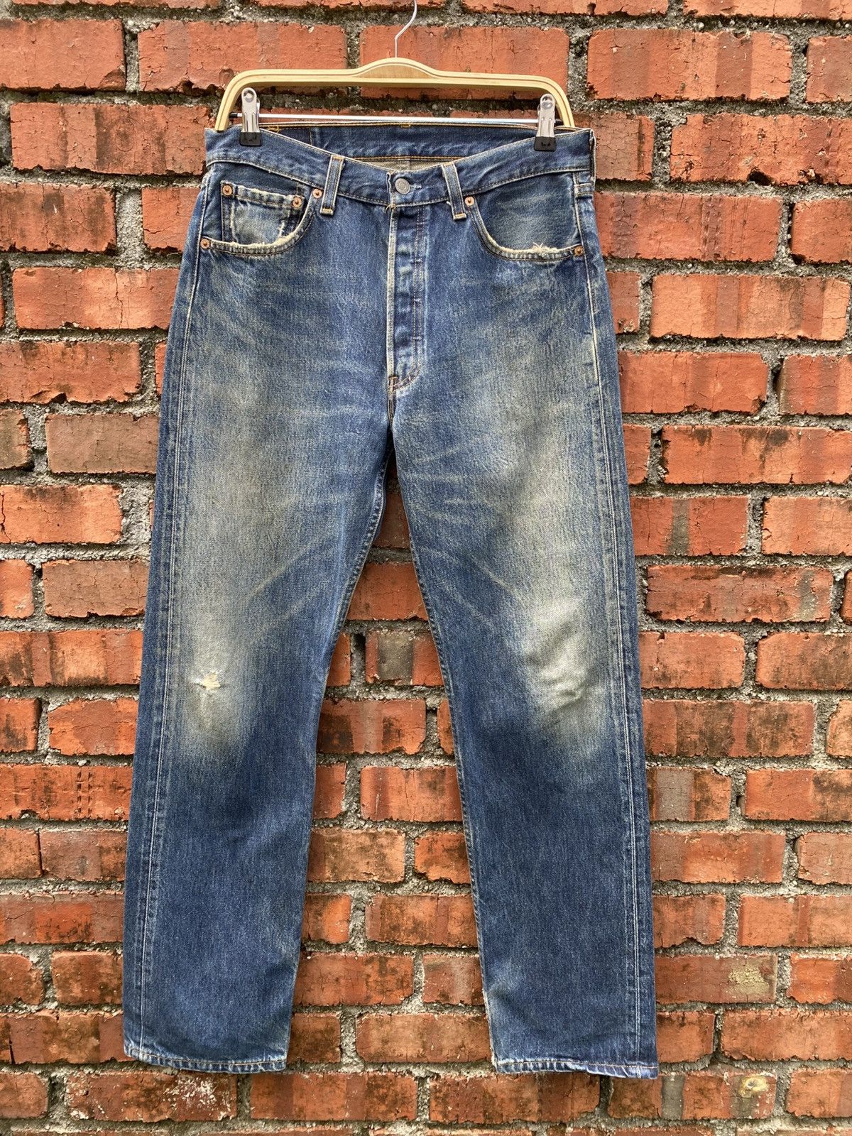 Levi's Vintage Clothing W32x31.5 Vintage levi's 501 made in USA Size US 32 / EU 48 - 1 Thumbnail