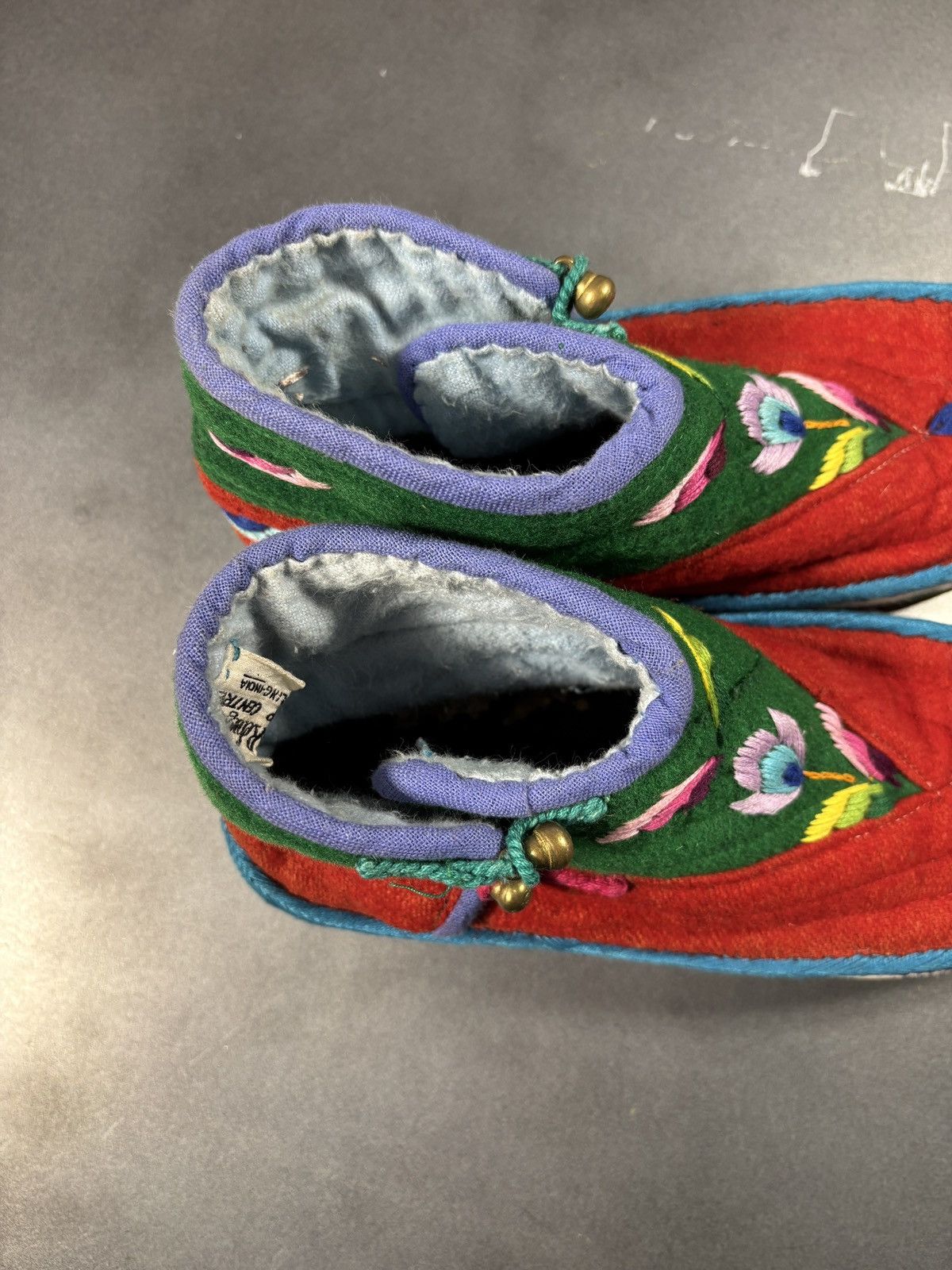 Vintage True Vintage Tibetan Boots Traditional Felt Lham 1970s Wool Size US 8.5 / IT 38.5 - 4 Thumbnail
