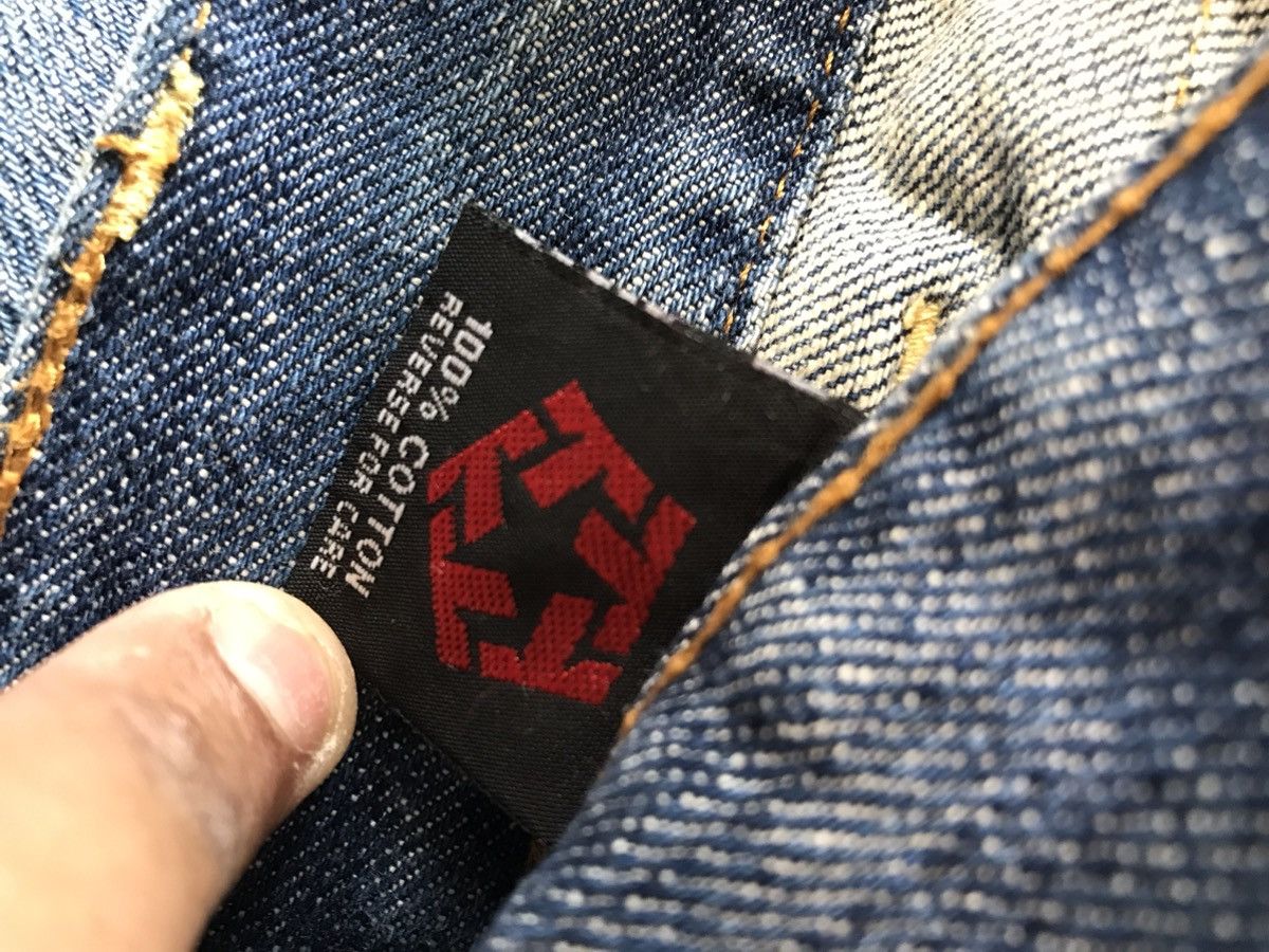 Vintage Vintage tribal embroidered denim Size 28" / US 6 / IT 42 - 3 Thumbnail