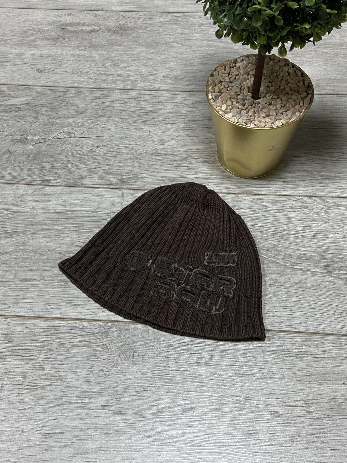 G-Star G star Raw vintage striped beanie hat Size ONE SIZE - 2 Thumbnail
