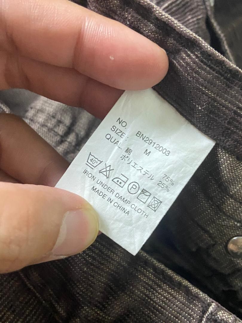 Japanese Brand Back Number Japanese Brand Corduroy Cargo Pants (183) Size US 32 / EU 48 - 4 Thumbnail