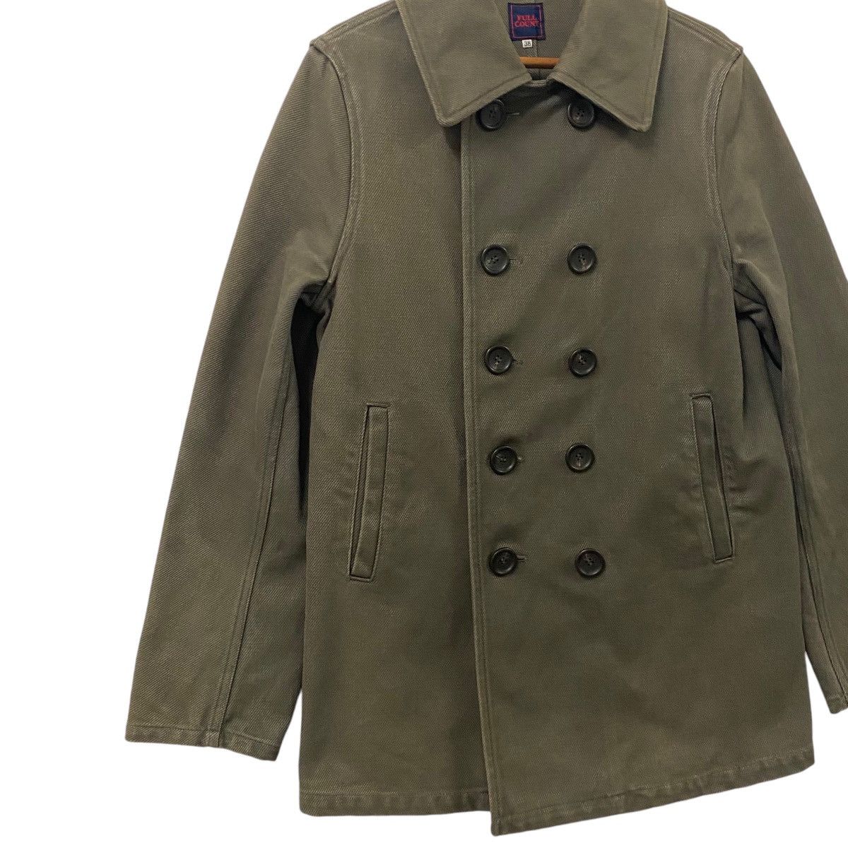 Full Count & Co. ☀️Nice design Full count double breasted cotton jacket Size US S / EU 44-46 / 1 - 3 Thumbnail