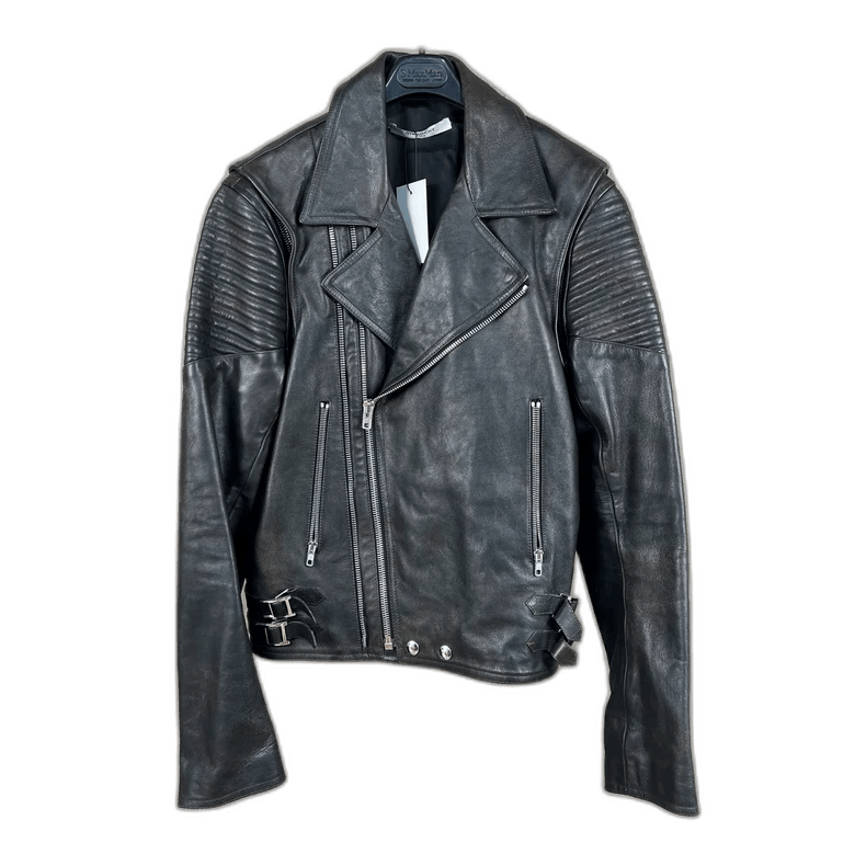 Givenchy Givenchy Leather Biker Jacket with Double Zippers Size US L / EU 52-54 / 3 - 1 Thumbnail