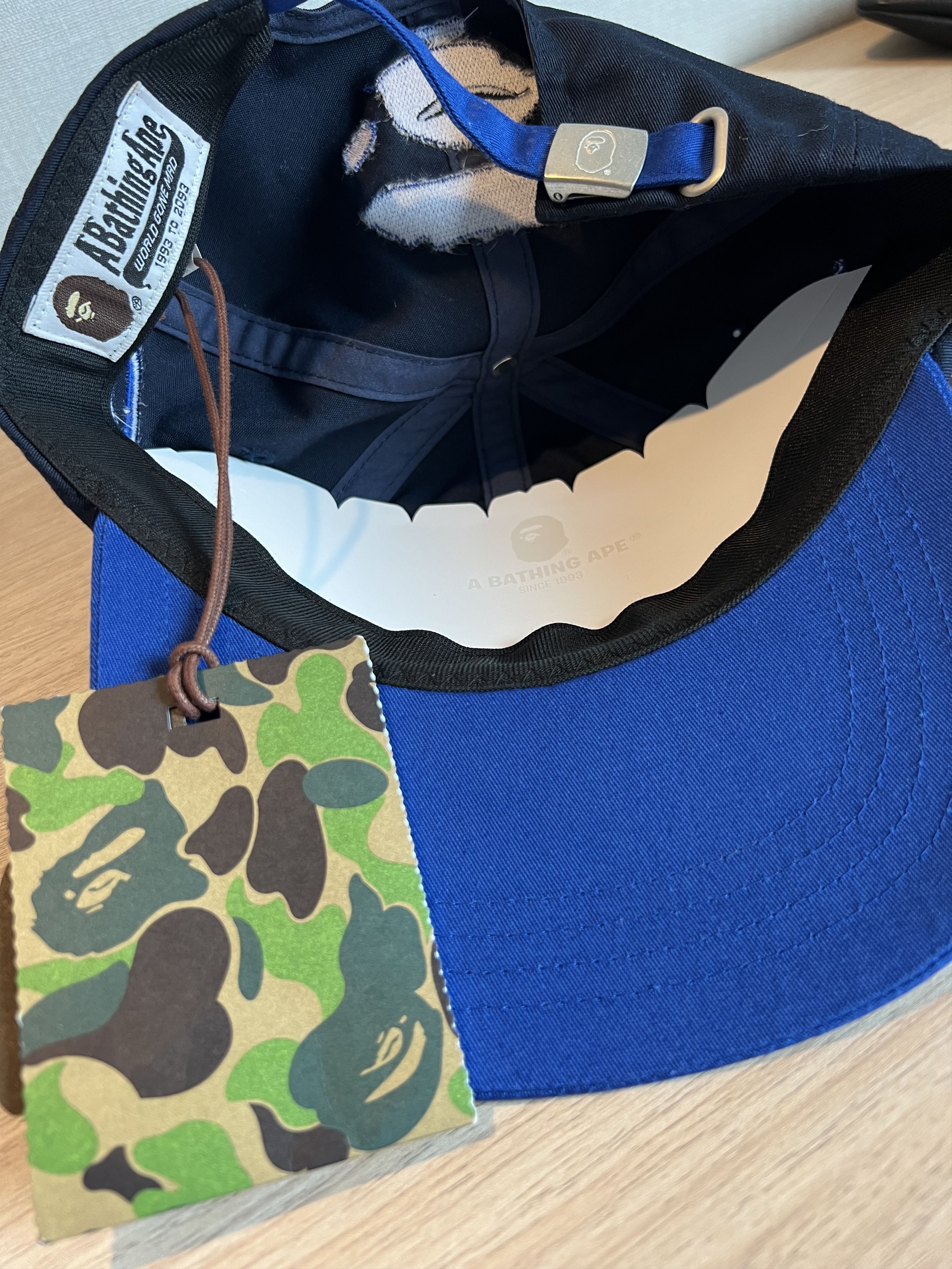 Bape Bape Blue Embriodered Spellout Strapback New Size ONE SIZE - 3 Thumbnail