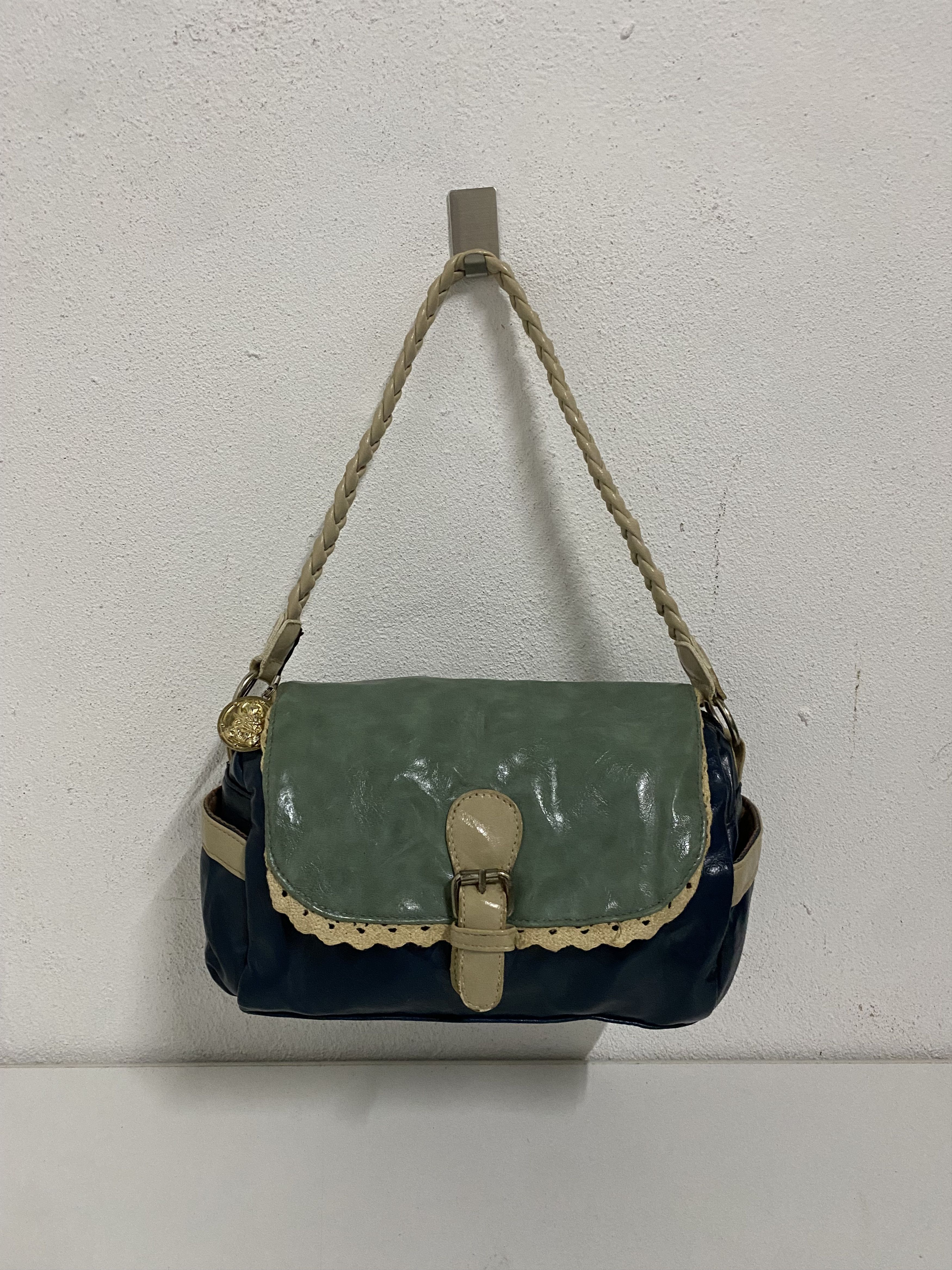 Leather Vintage Shoulder Leather Bag Size ONE SIZE - 2 Thumbnail