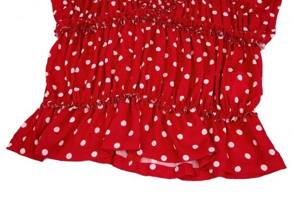 Comme des Garcons Comme Des Garcons Red vintage polka-dot design top Size S / US 4 / IT 40 - 6 Thumbnail