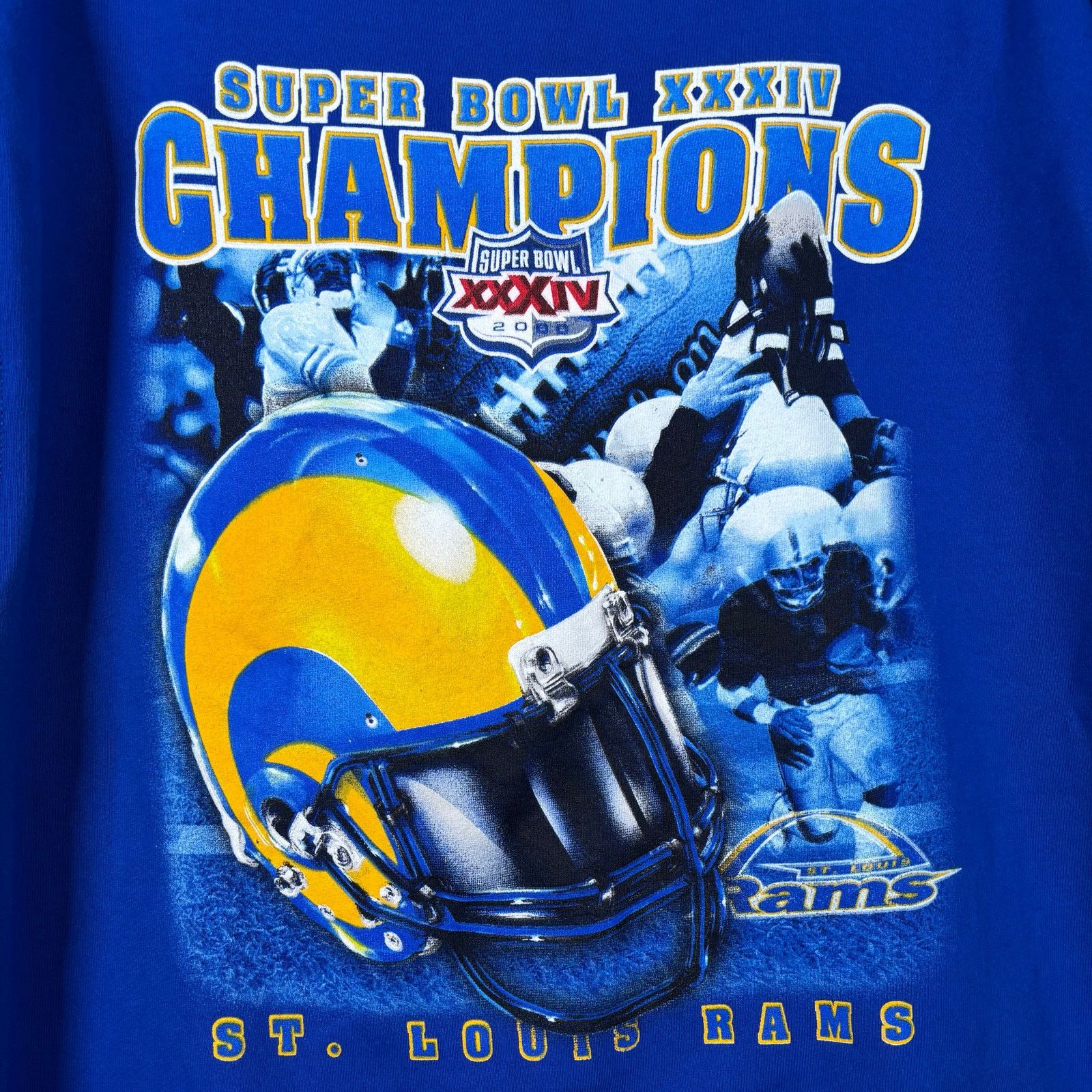 Pro Player Vintage Pro Player St. Louis Rams Super Bowl XXXIV Champions Size US XL / EU 56 / 4 - 2 Thumbnail