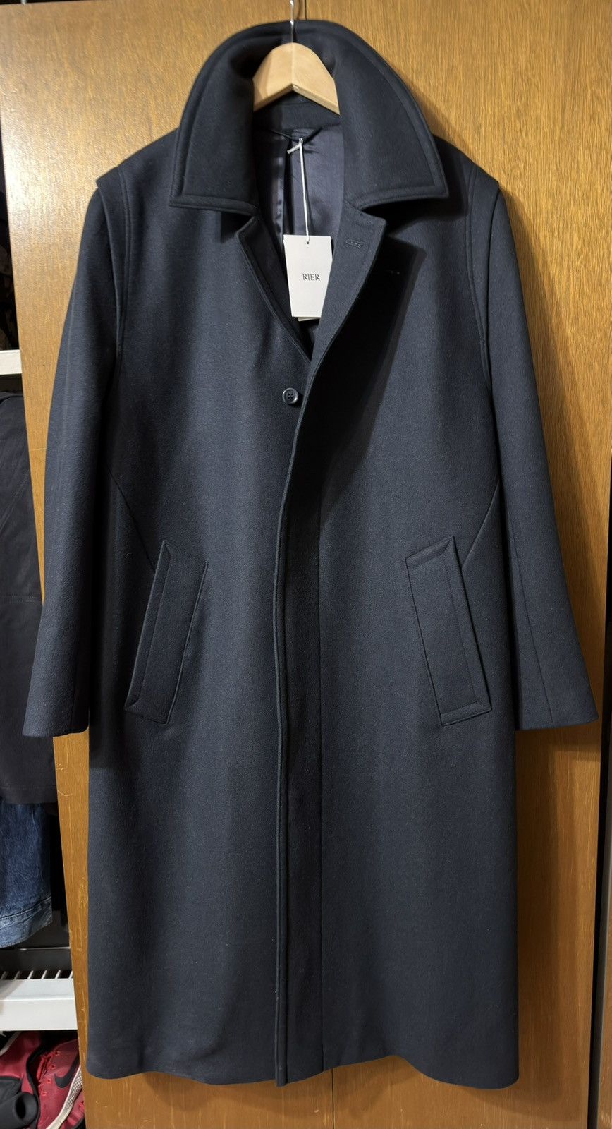 RIER Rier Classic Coat Loden Plombe Size US M / EU 48-50 / 2 - 1 Thumbnail