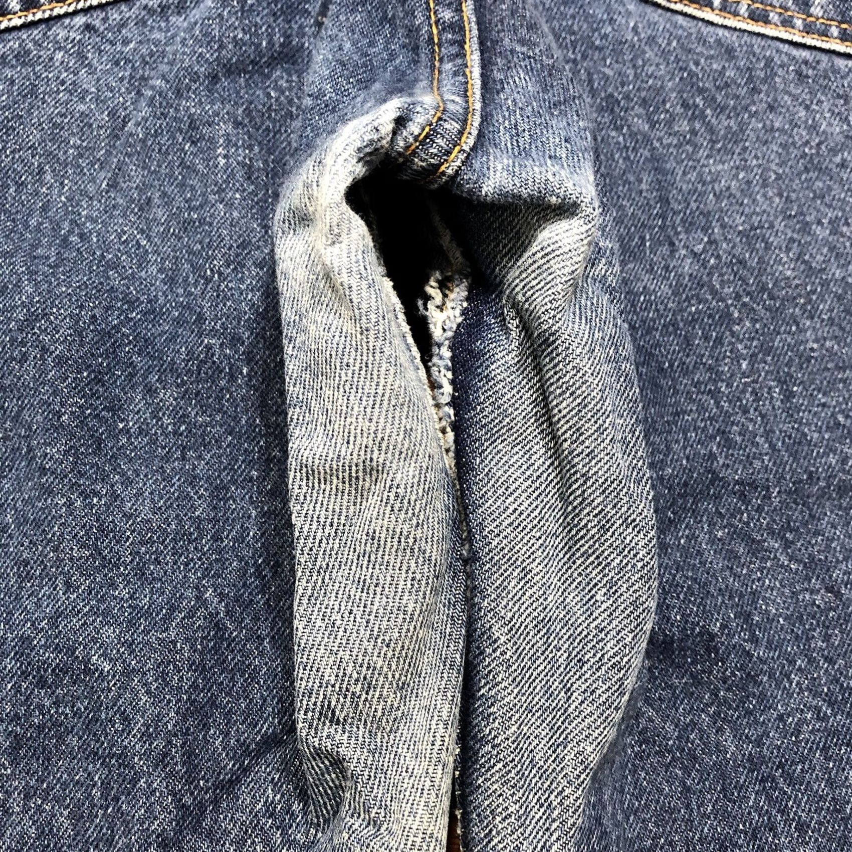 Levi's VINTAGE Levi's 509 Jeans Men 34x31 Blue Denim Distressed Orange Tab 70s 80s USA Grunge Straight Jeans Men Size US 34 / EU 50 - 3 Thumbnail