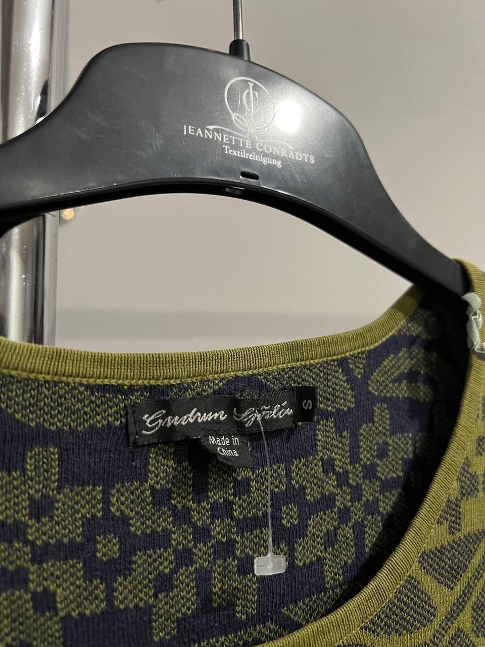 Gudrun Sjoden GUDRUN SJODEN OLIVE ORGANIC VINTAGE DRESS KNIT SIZE S Size S / US 4 / IT 40 - 7 Thumbnail