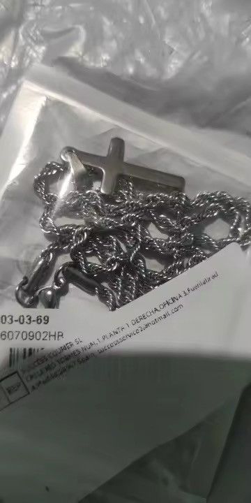 Japanese Brand × Jewelry Stainless Steel Cross Pendant Necklace Size ONE SIZE - 4 Thumbnail