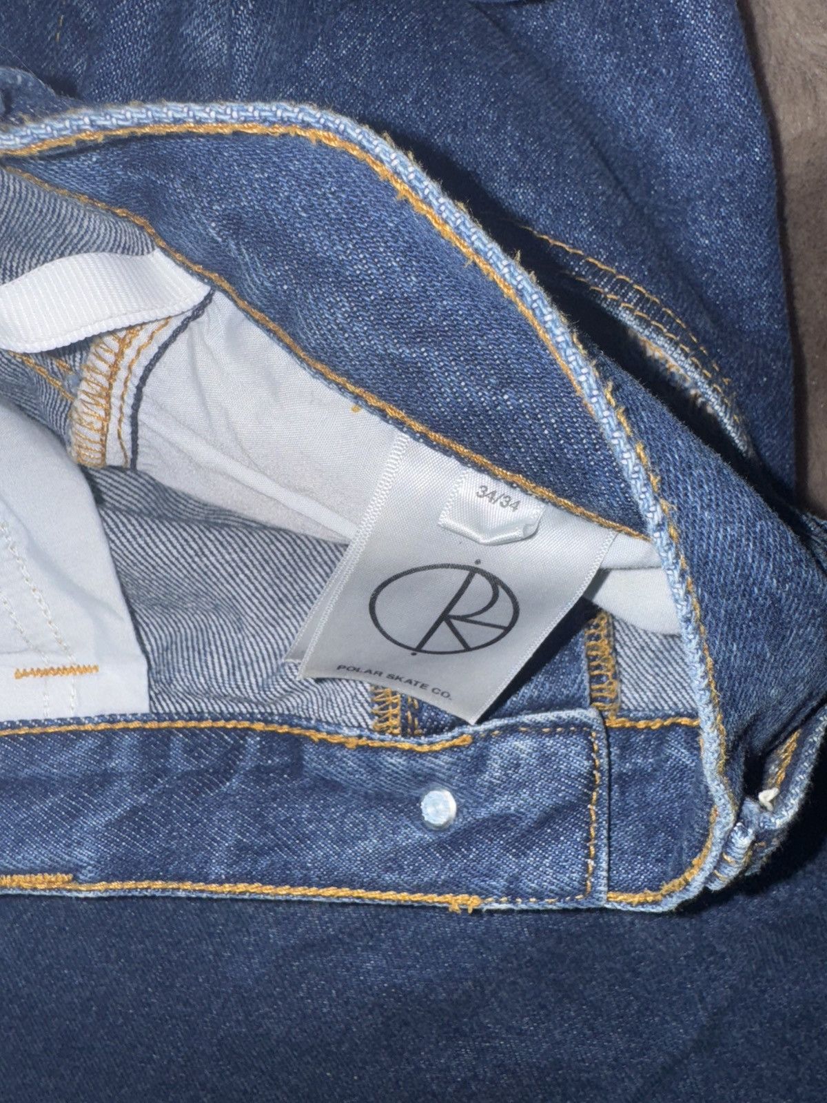 Polar Skate Co. Polar 93 denim jeans Size US 34 / EU 50 - 4 Thumbnail