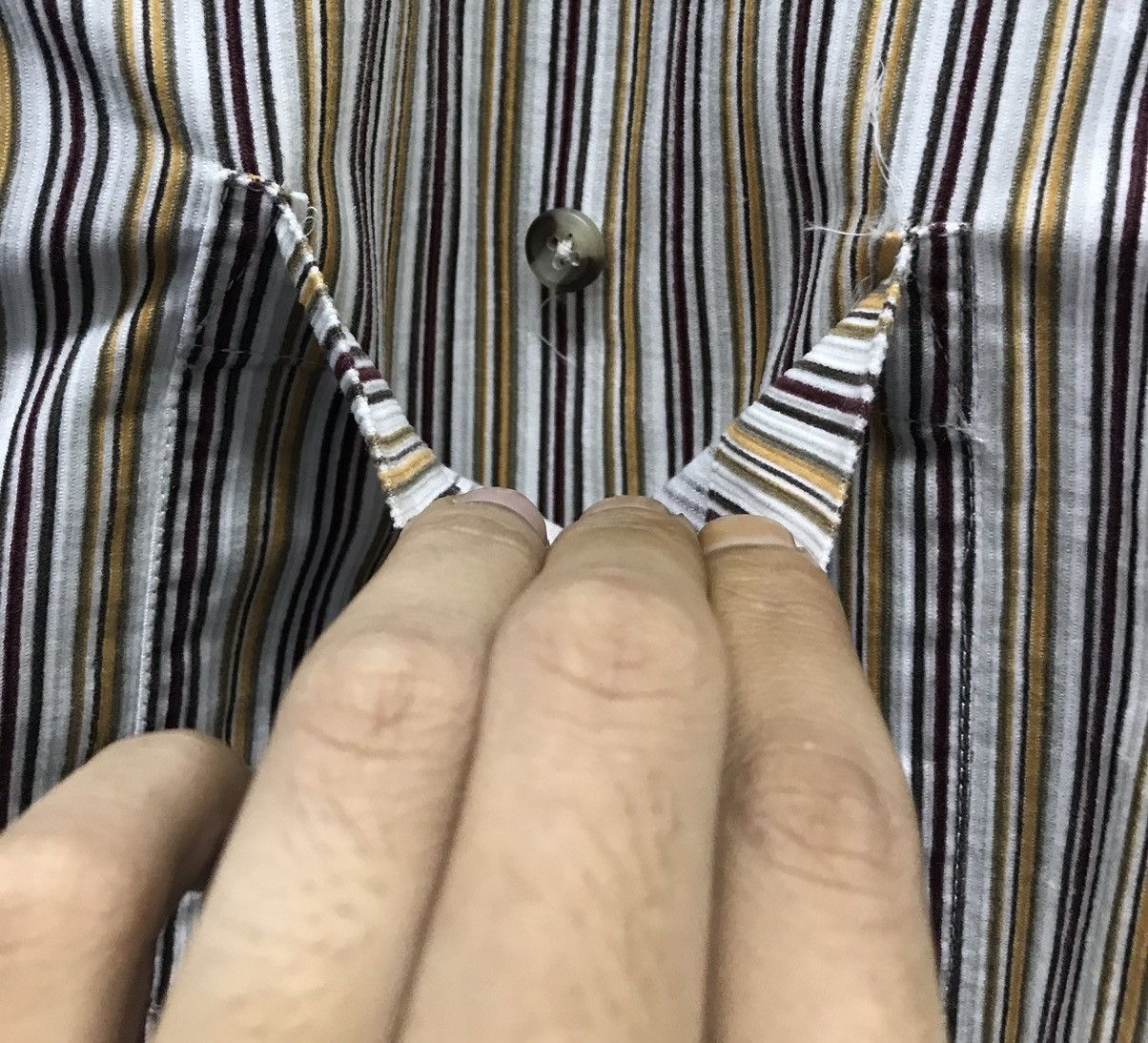 Kansai Yamamoto × Vintage Vintage Kansai Jeans Long Sleeve Shirt Button Up Size US M / EU 48-50 / 2 - 6 Thumbnail