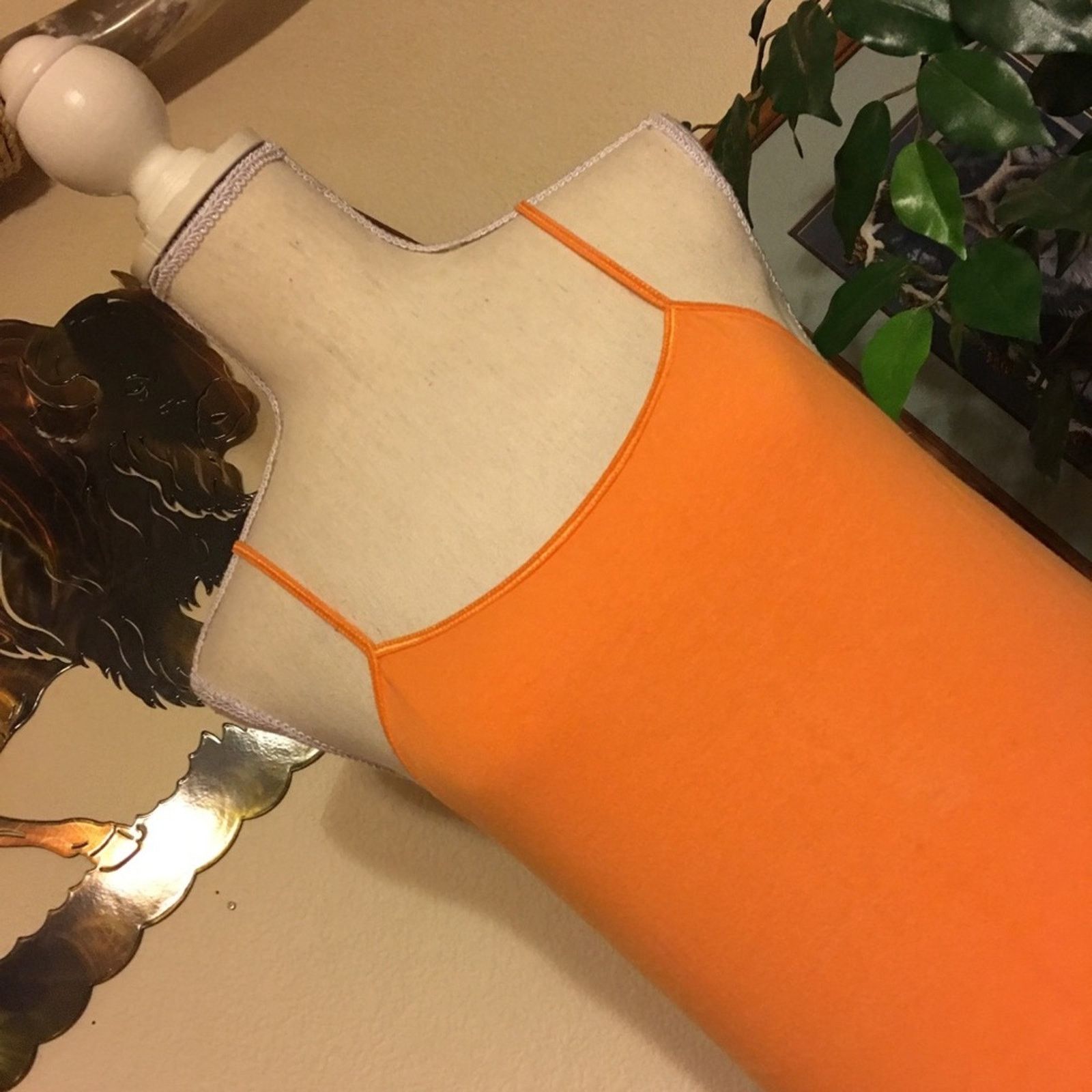 Other Forenza orange BIB cami tank NWOT S Size S / US 4 / IT 40 - 2 Thumbnail