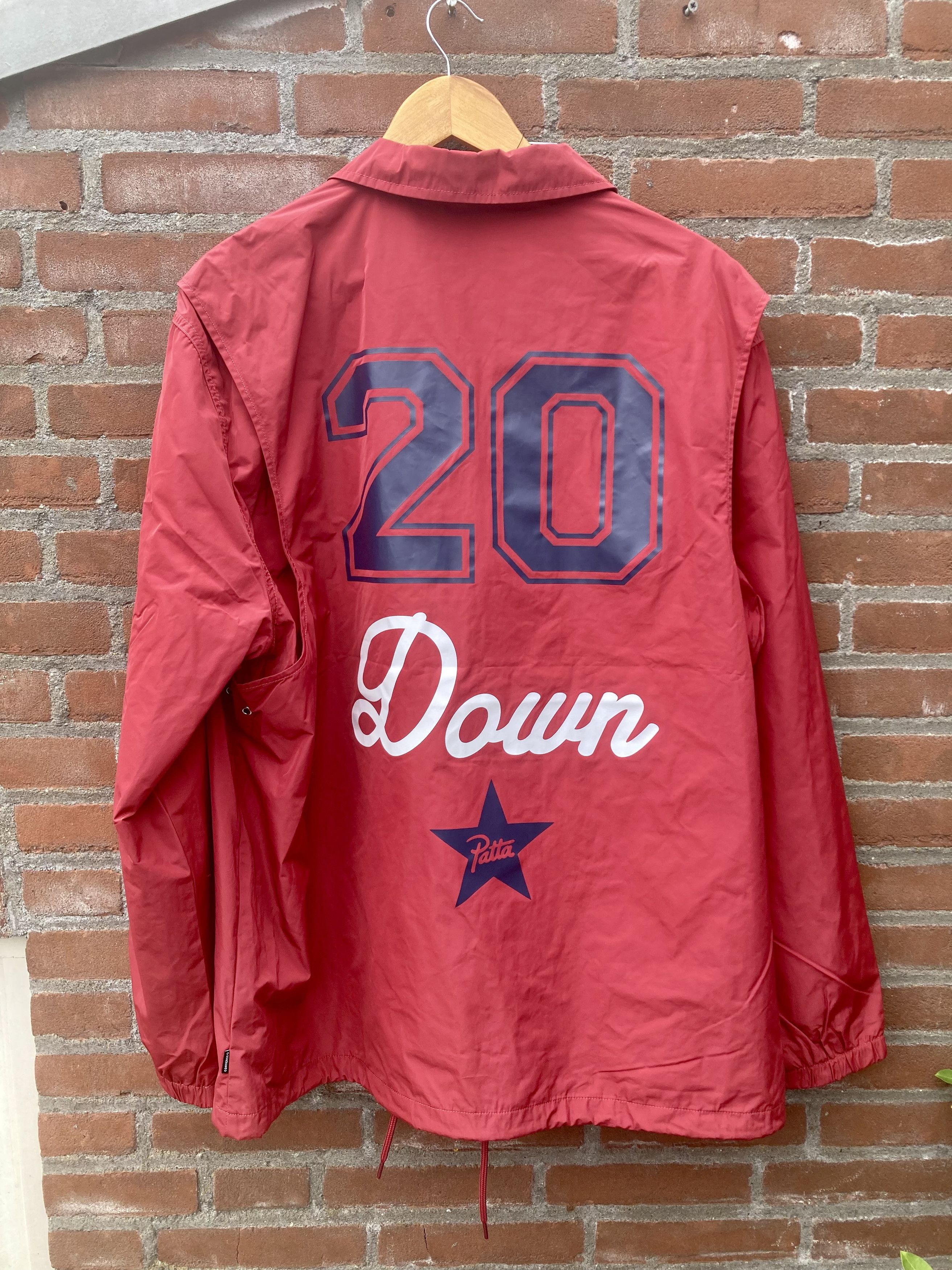 Converse × Patta Coach rain jacket red XL patta converse Size US XL / EU 56 / 4 - 2 Thumbnail