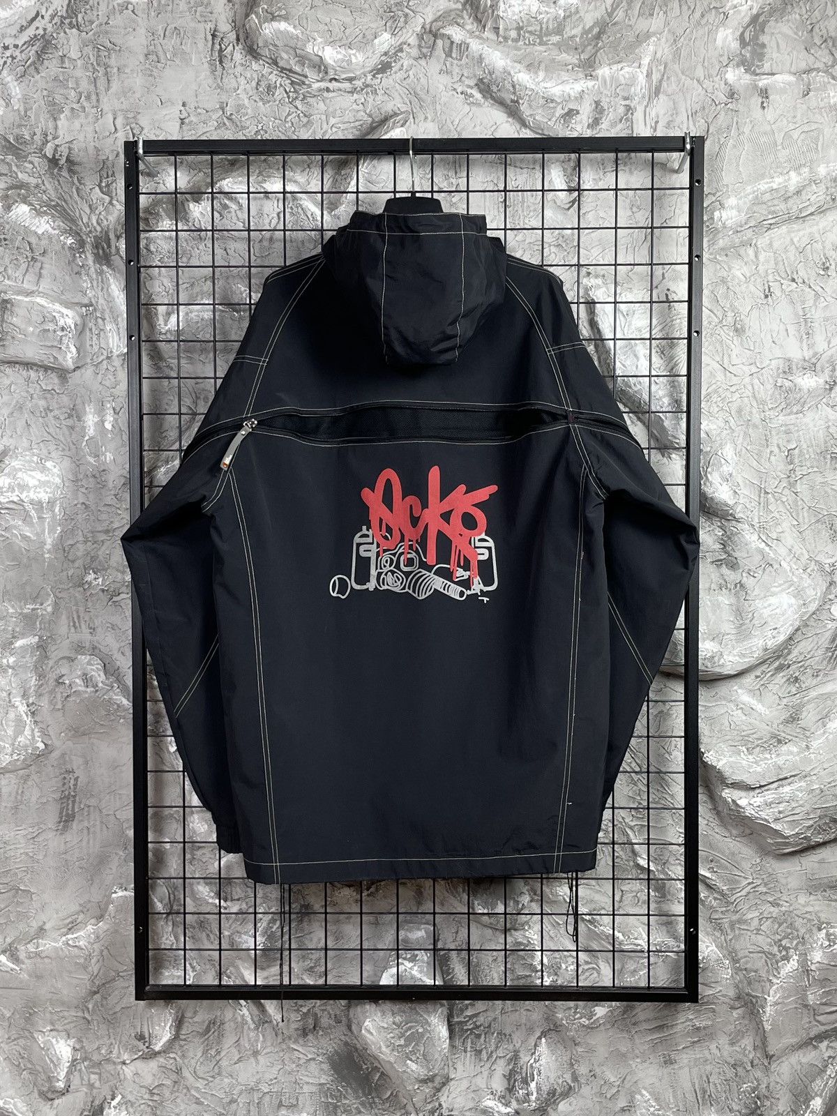 Ecko Unltd. Ecko Rare Vintage Y2K Big Logo Rap Jacket Multiple Zippers Size US XXL / EU 58 / 5 - 1 Thumbnail