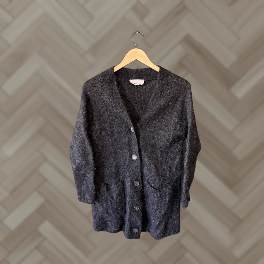 Everlane Everlane Cardigan Sweater Gray Knit Pockets Wool Alpaca Button Up Medium M Women Size M / US 6-8 / IT 42-44 - 1 Thumbnail